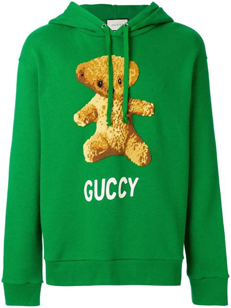 cally the bear hoodie gucci|mr porter Gucci hoodie.